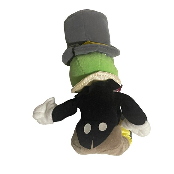 Vintage Disneyland Walt Disney World Jiminy Cricket Plush Stuffed Pinocchio 9” - Picture 3 of 16